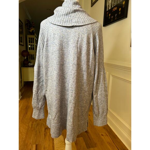 Time & Tru Gray Turtle Neck Knit Top - Women's Plus XL - Picture 5 of 7